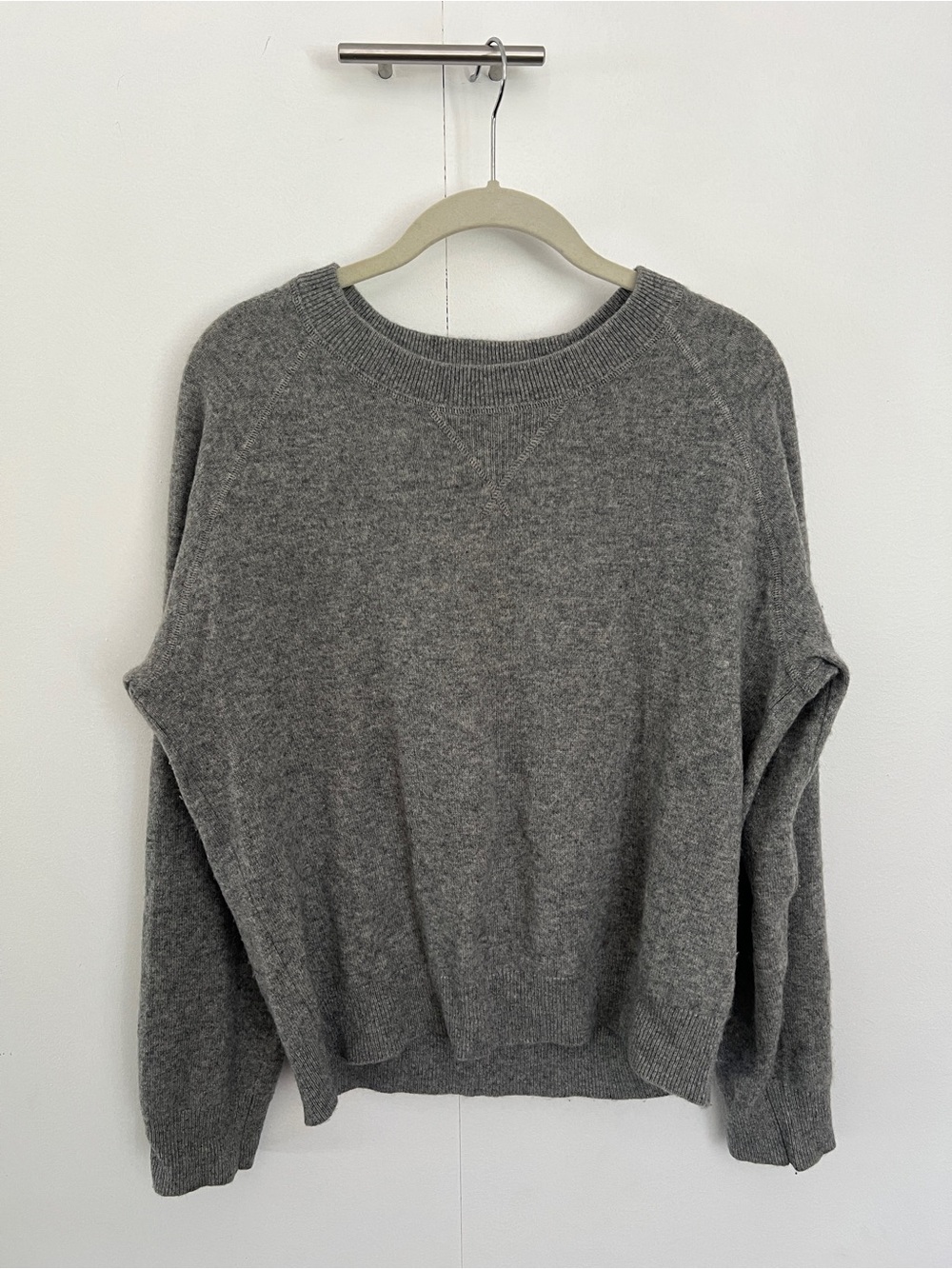 Quince Grey Cashmere sweater